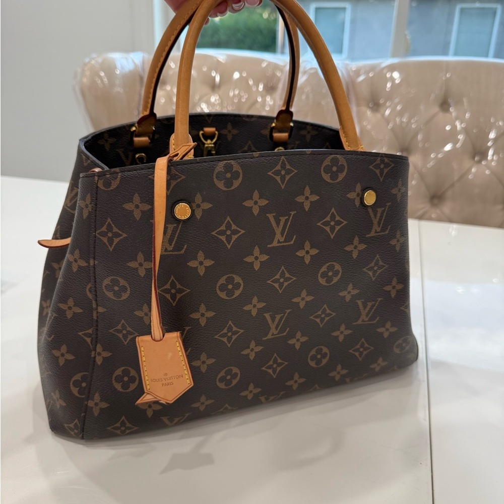 Louis Vuitton Dark Brown Monogram Tote